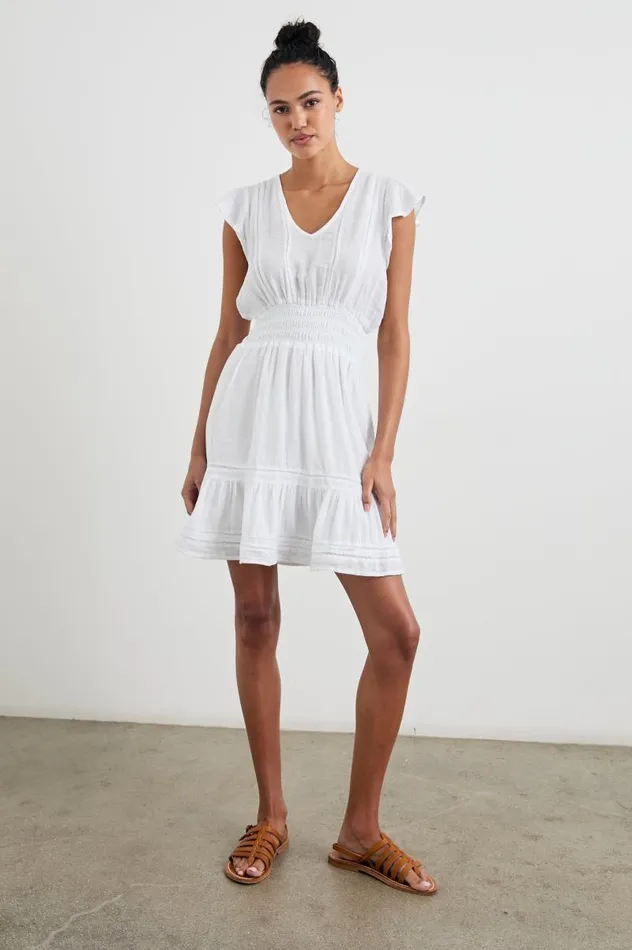 Rails Dresses and Rompers Women TARA DRESS White Lace Detail