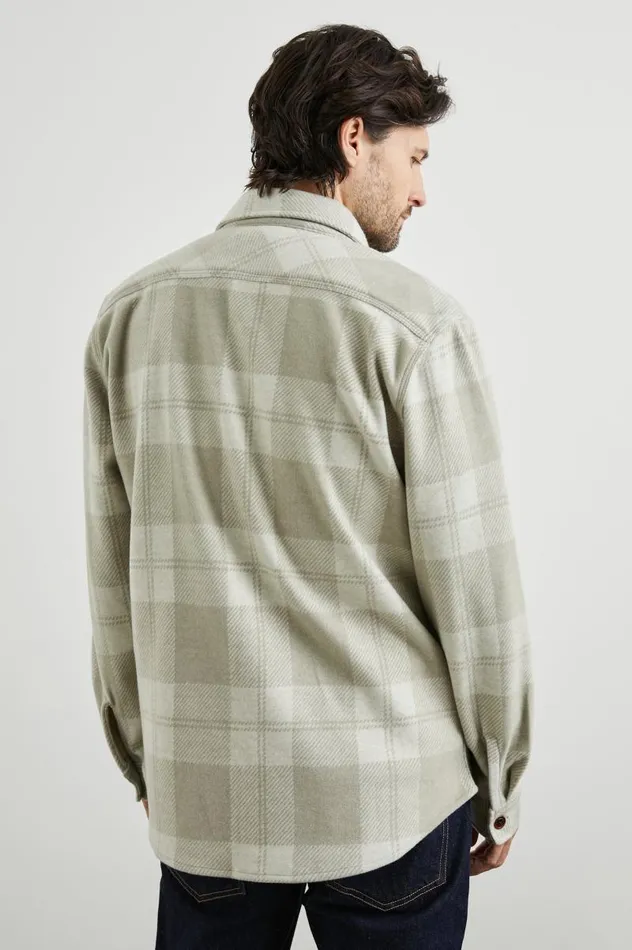 Rails Jackets and Coats Men ALDER SHIRT Fawn Cream