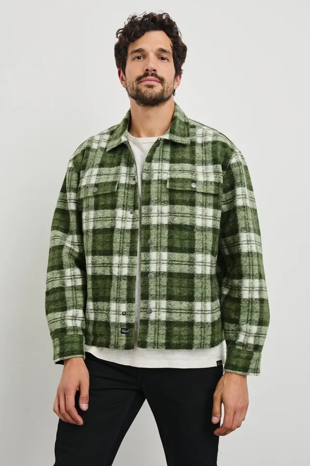 Rails Jackets and Coats Men SAXON JACKET Green Mist