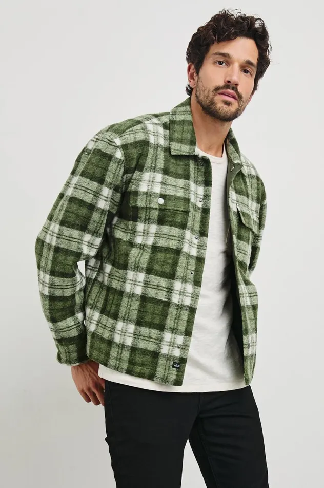 Rails Jackets and Coats Men SAXON JACKET Green Mist