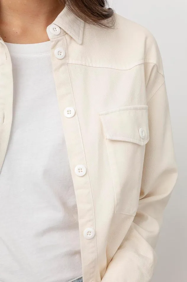 Rails Jackets and Coats Women AUGUST SHIRT JACKET Ecru