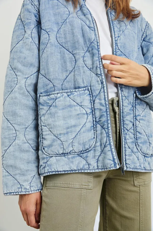Rails Jackets and Coats Women DENVER JACKET Med Vintage Cloud Wash