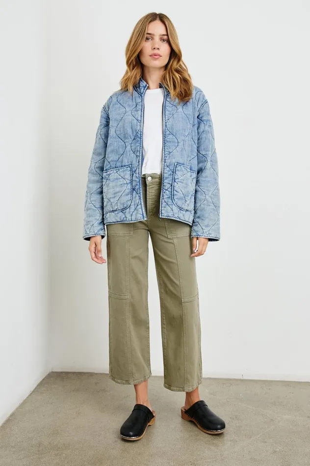 Rails Jackets and Coats Women DENVER JACKET Med Vintage Cloud Wash