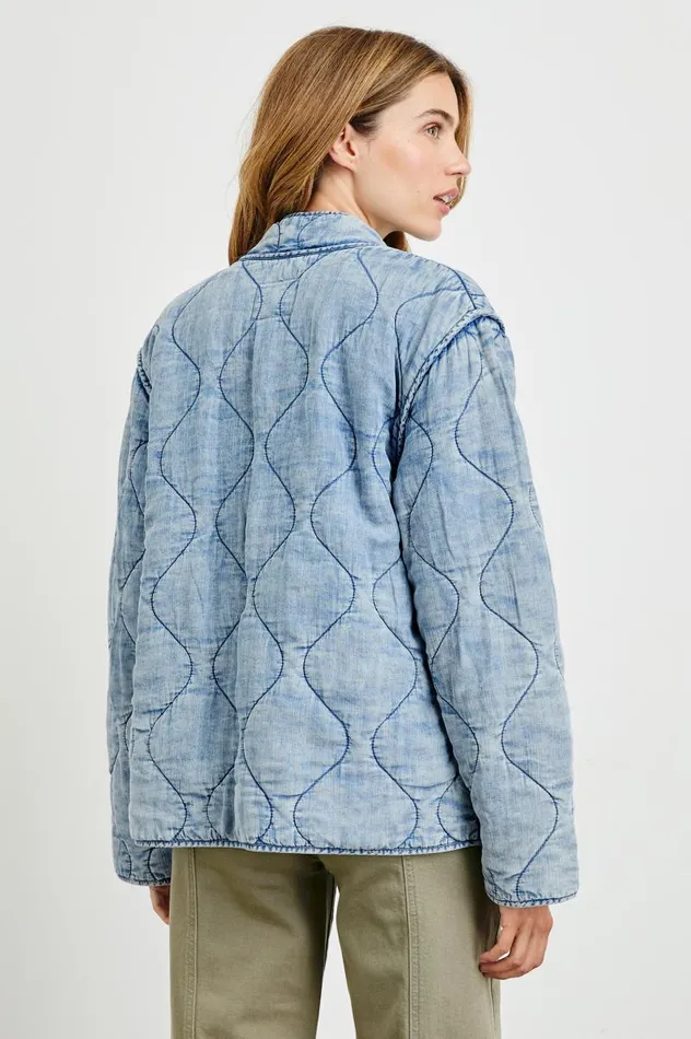 Rails Jackets and Coats Women DENVER JACKET Med Vintage Cloud Wash