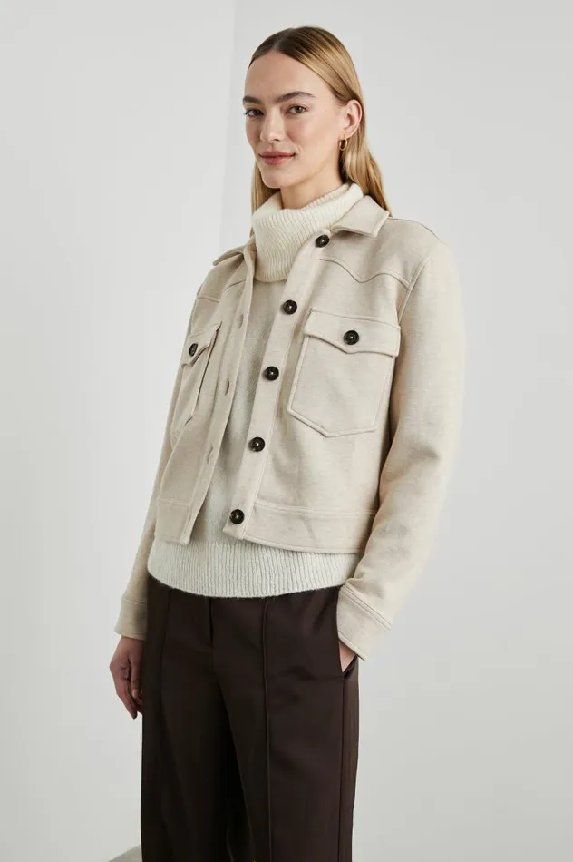 Rails Jackets and Coats Women EASTON JACKET Heather Oatmeal