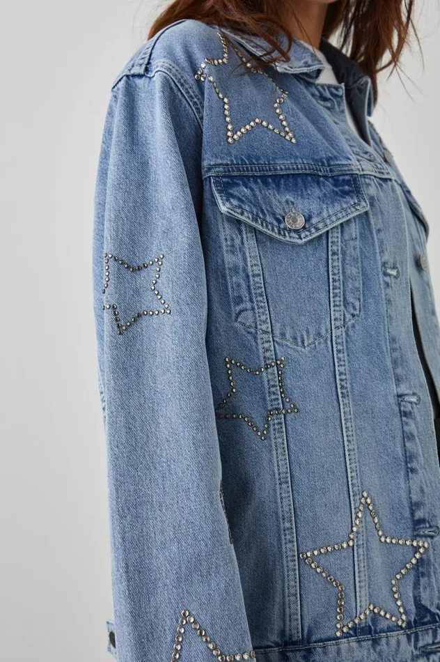 Rails Jackets and Coats Women GROVE BOYFRIEND TRUCKER JACKET Supernova