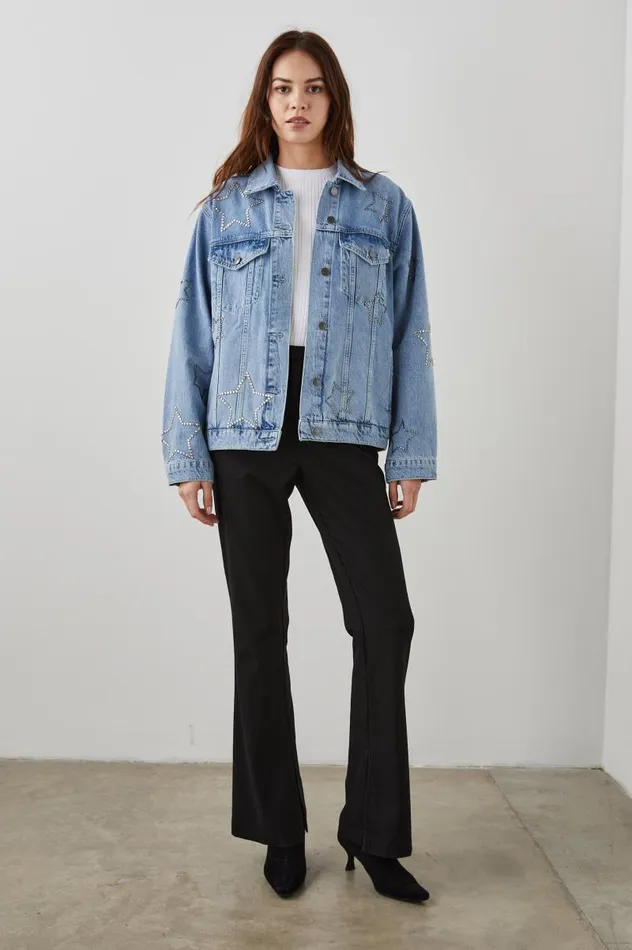 Rails Jackets and Coats Women GROVE BOYFRIEND TRUCKER JACKET Supernova