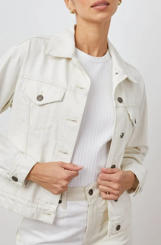 Rails Jackets and Coats Women MULHOLLAND JACKET Ecru