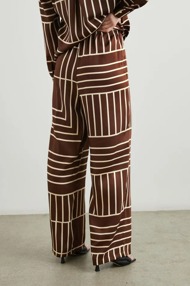 Rails Pants and Shorts Women DAMANI PANT Brown Line Art
