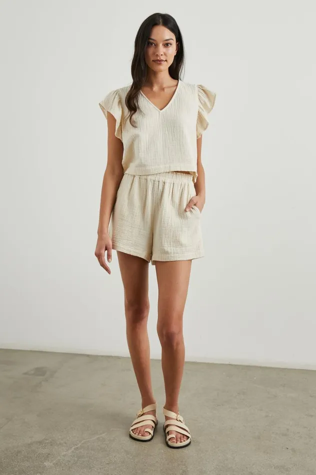 Rails Pants and Shorts Women LEIGHTON SHORT Flax
