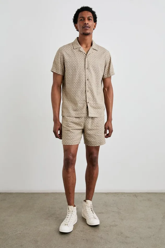 Rails Shirts Men ATLAS SHIRT Ikat Oat