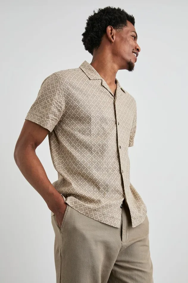 Rails Shirts Men ATLAS SHIRT Ikat Oat