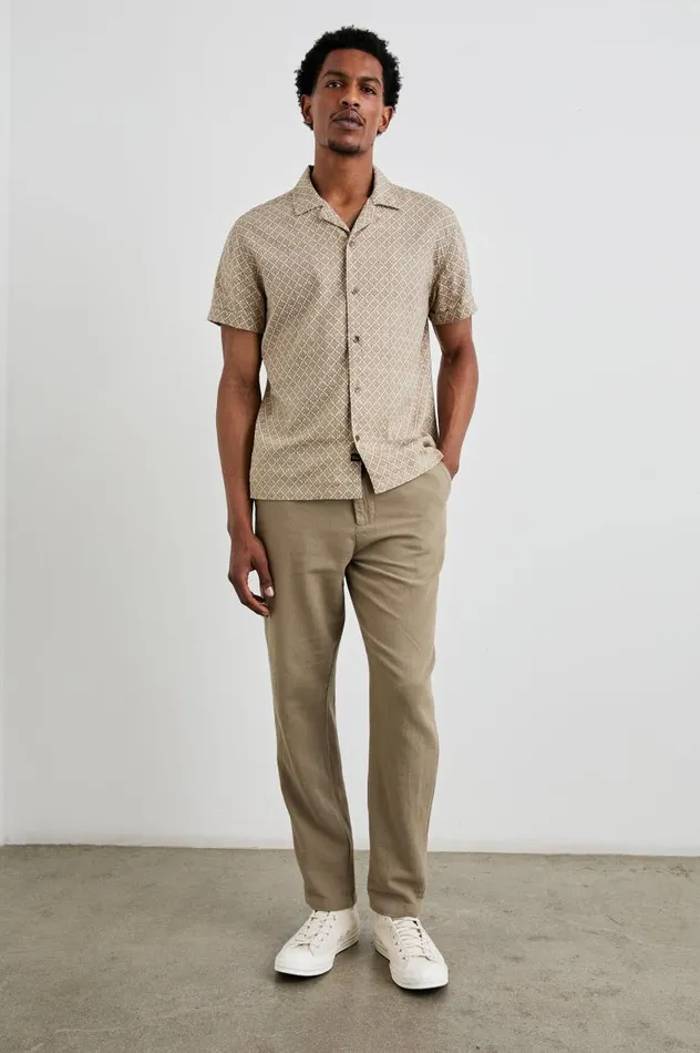 Rails Shirts Men ATLAS SHIRT Ikat Oat