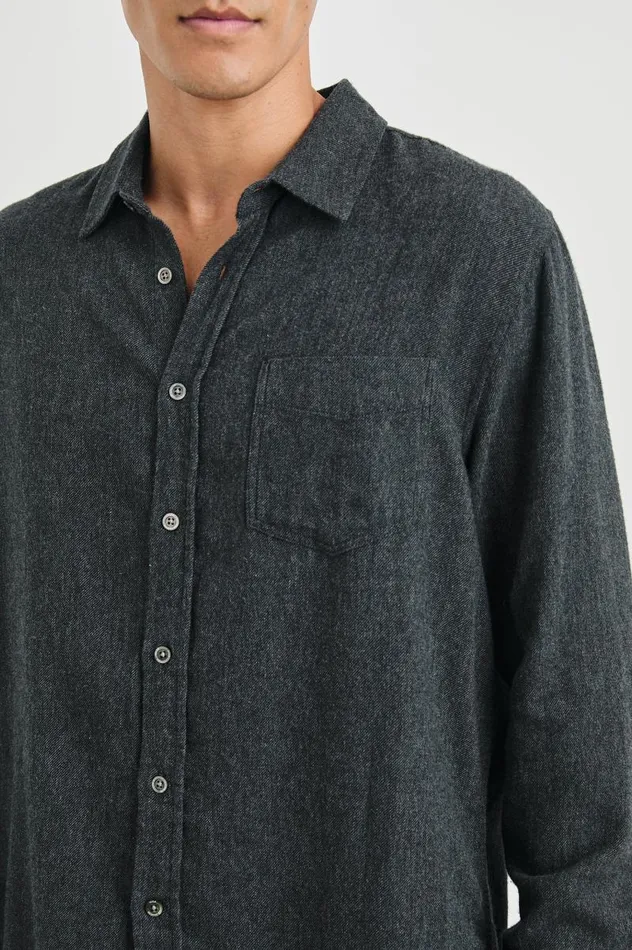 Rails Shirts Men LENNOX SHIRT Blackhawk Melange