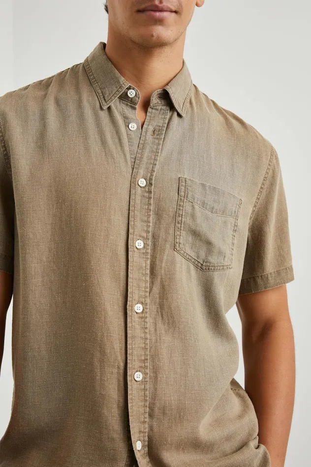 Rails Shirts Men PAROS SHIRT Ashwagandha