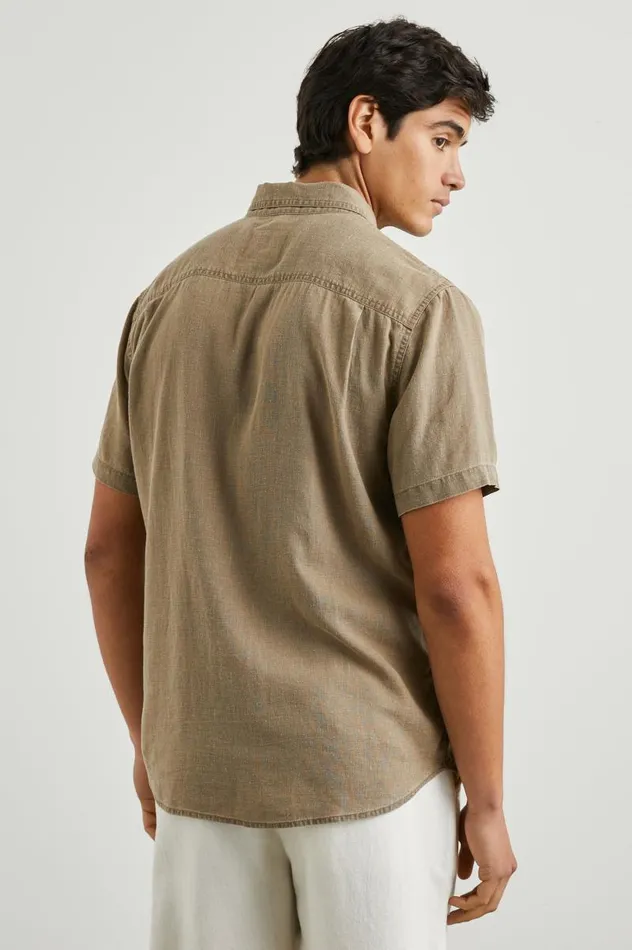 Rails Shirts Men PAROS SHIRT Ashwagandha