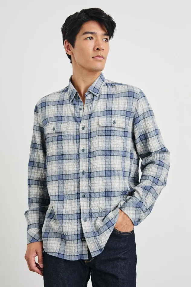 Rails Shirts Men POWELL SHIRT Paper Iris