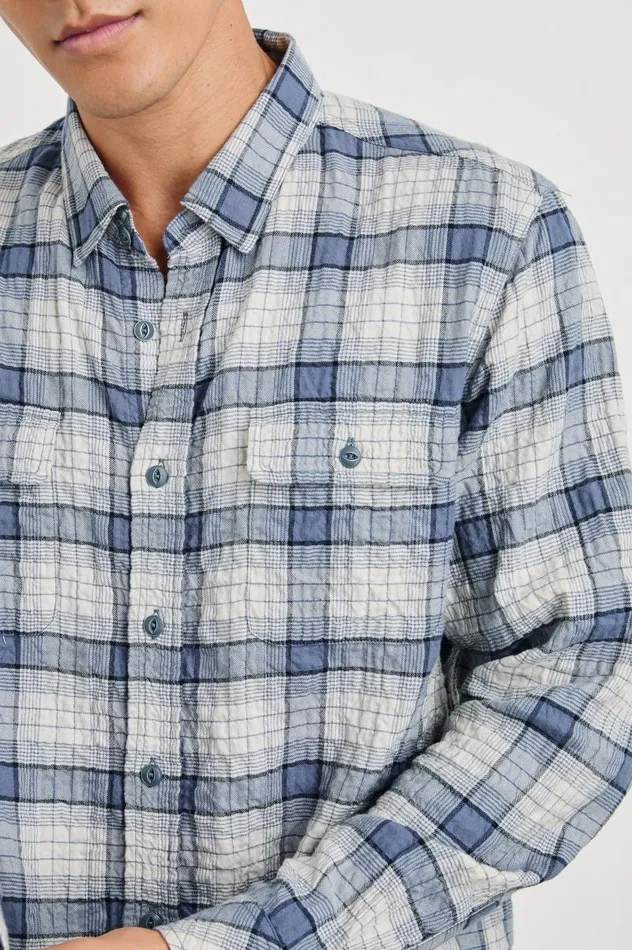 Rails Shirts Men POWELL SHIRT Paper Iris