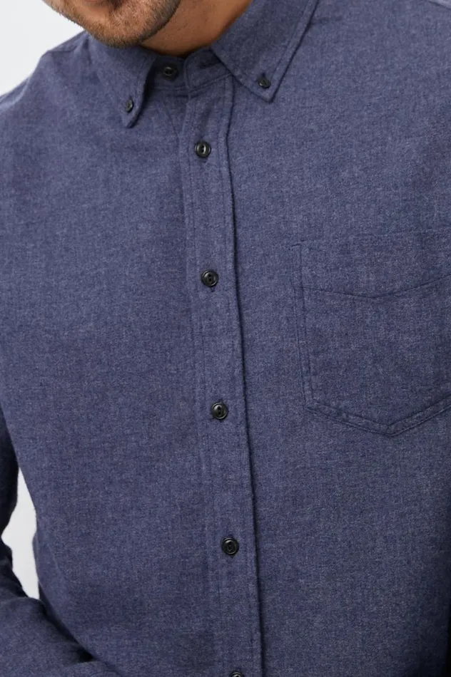 Rails Shirts Men RUNSON SHIRT Heather Blue