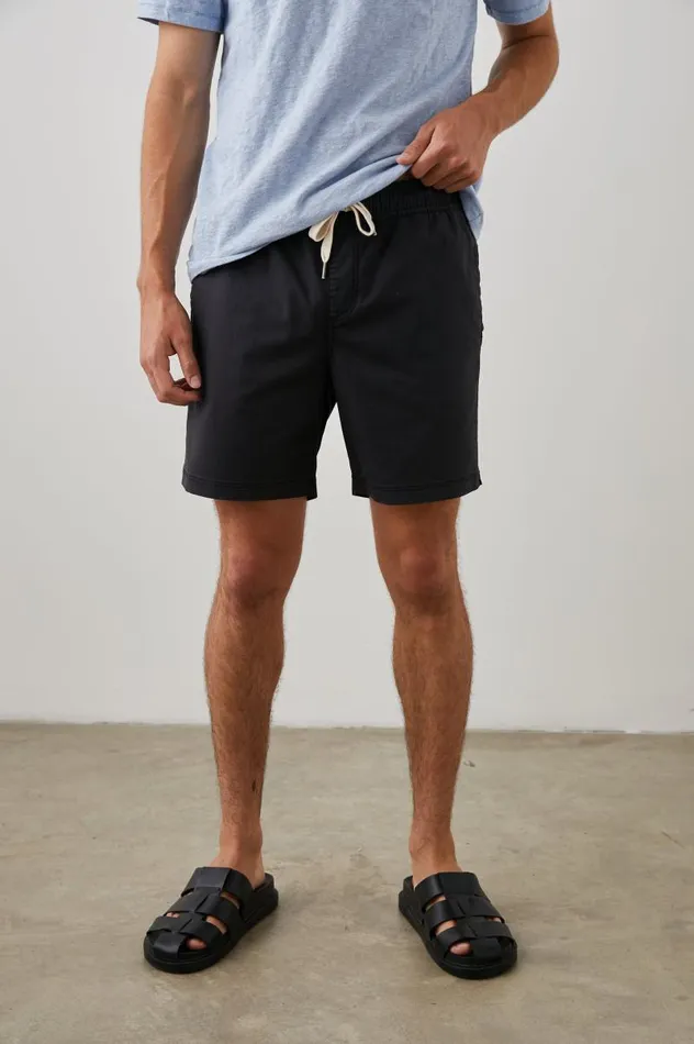 Rails Shorts and Swim Men CRUZ SHORT Washed Black