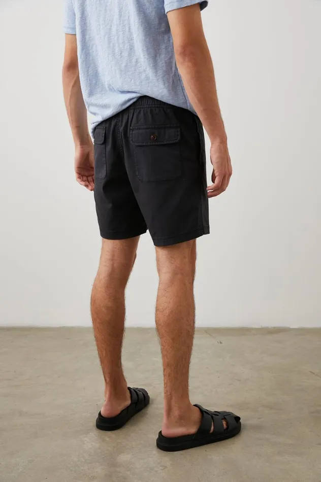Rails Shorts and Swim Men CRUZ SHORT Washed Black