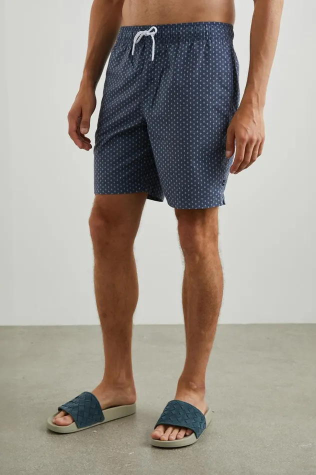 Rails Shorts and Swim Men KIAN SWIM SHORT Polygon Micro Navy