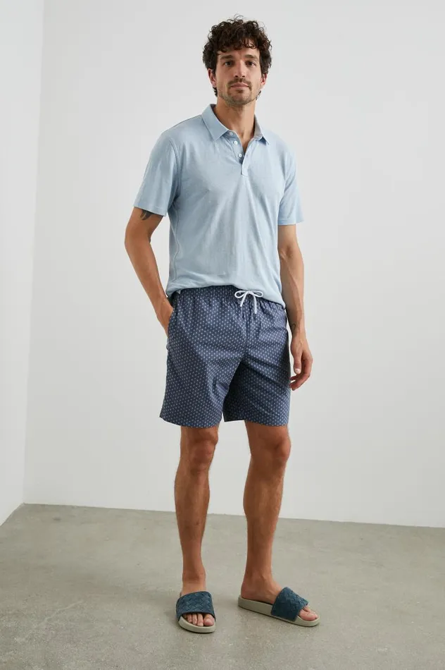 Rails Shorts and Swim Men KIAN SWIM SHORT Polygon Micro Navy