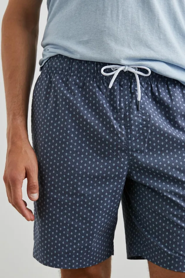 Rails Shorts and Swim Men KIAN SWIM SHORT Polygon Micro Navy