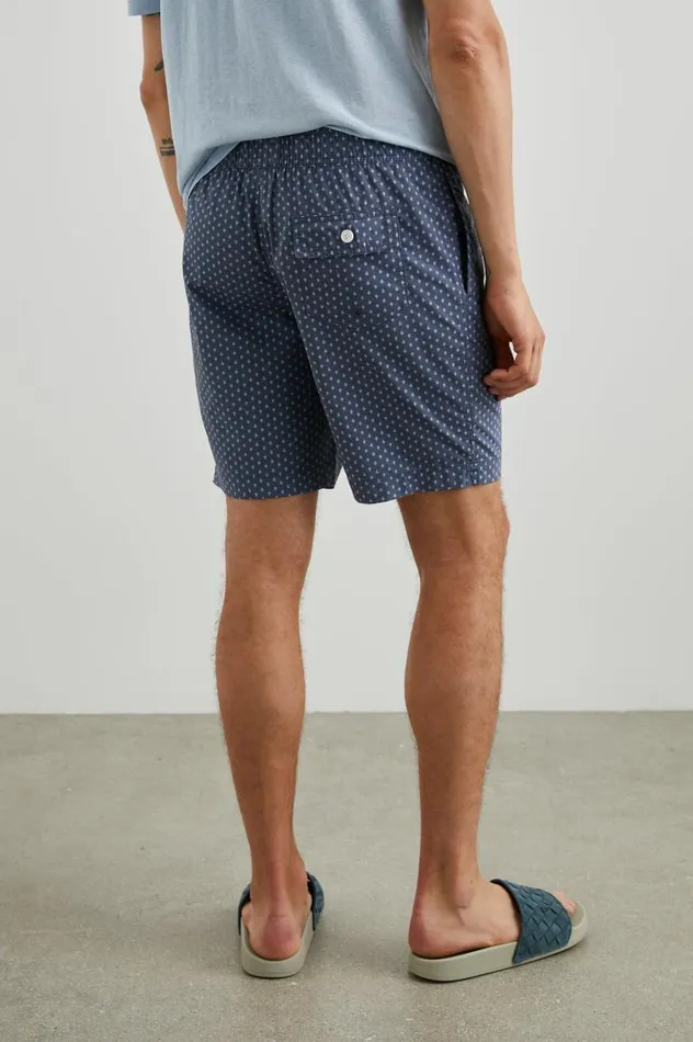 Rails Shorts and Swim Men KIAN SWIM SHORT Polygon Micro Navy