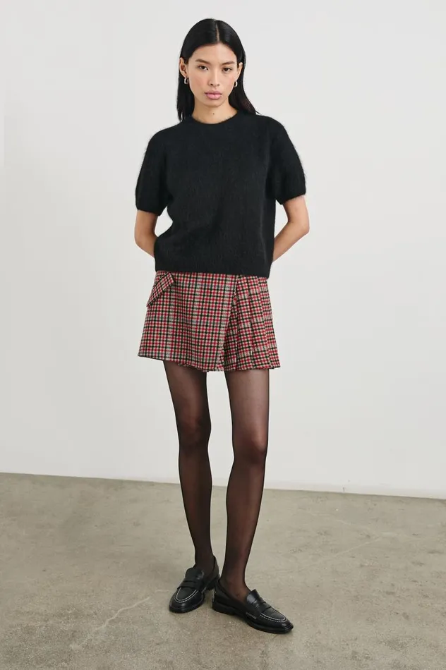 Rails Skirts Women ADRIANA SKIRT Crimson Mini Check