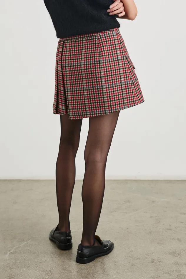 Rails Skirts Women ADRIANA SKIRT Crimson Mini Check