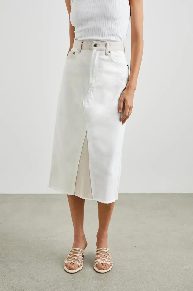 Rails Skirts Women HIGHLAND SKIRT Ecru Patchwork