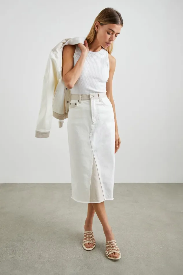 Rails Skirts Women HIGHLAND SKIRT Ecru Patchwork