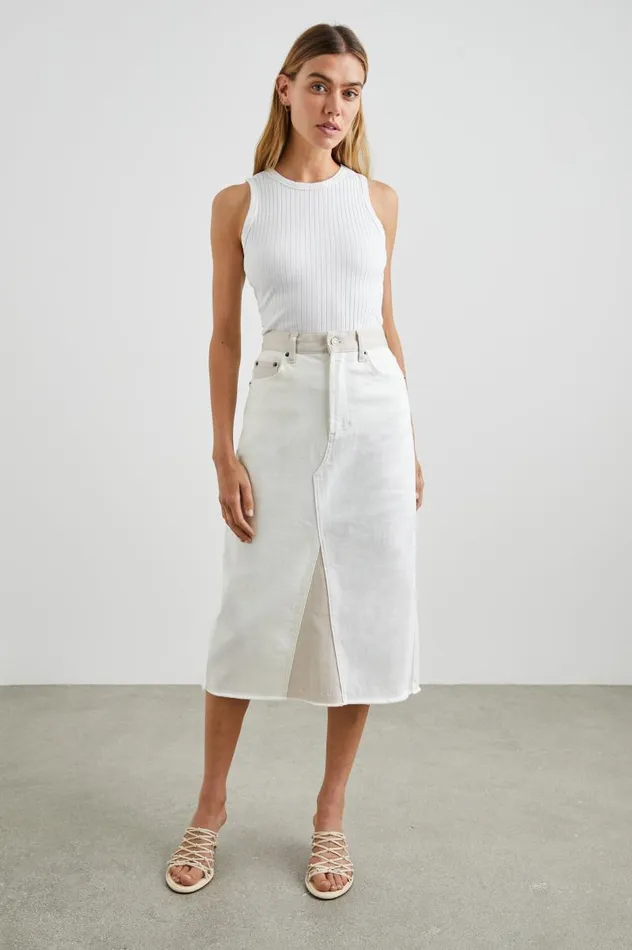 Rails Skirts Women HIGHLAND SKIRT Ecru Patchwork