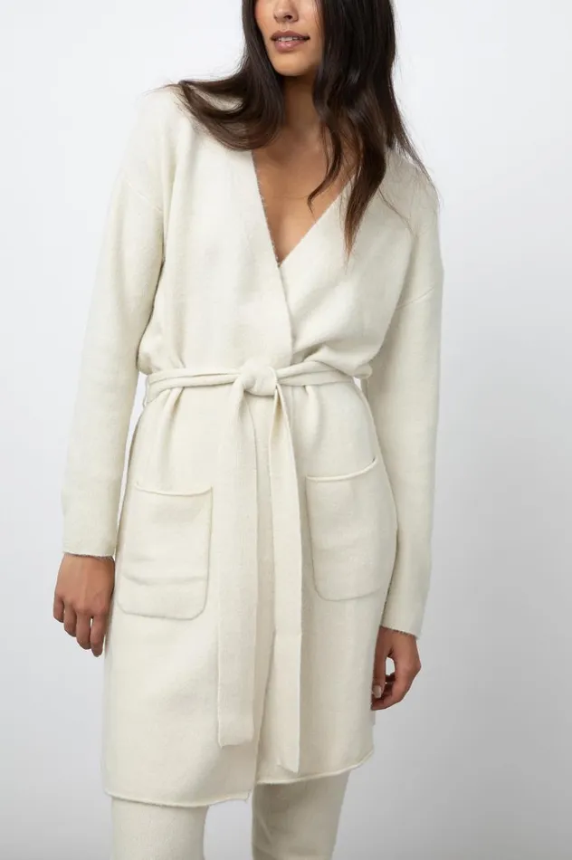 Rails Sleepwear and Lounge Women ANSEL ROBE Off White