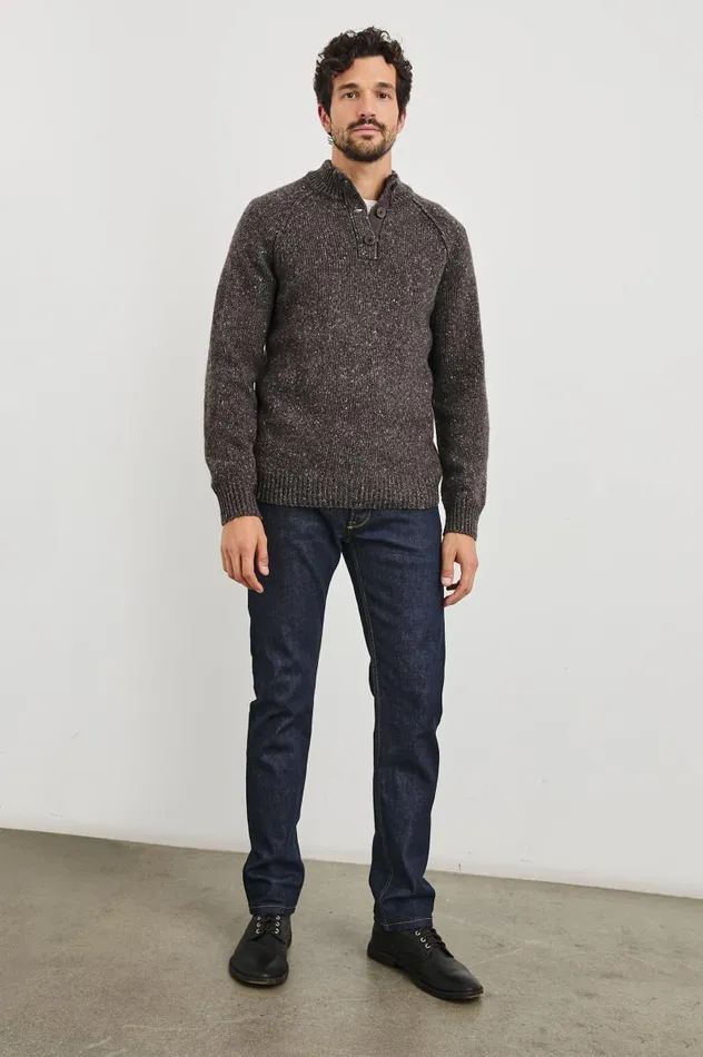 Rails Sweaters Men HARDING SWEATER Carob
