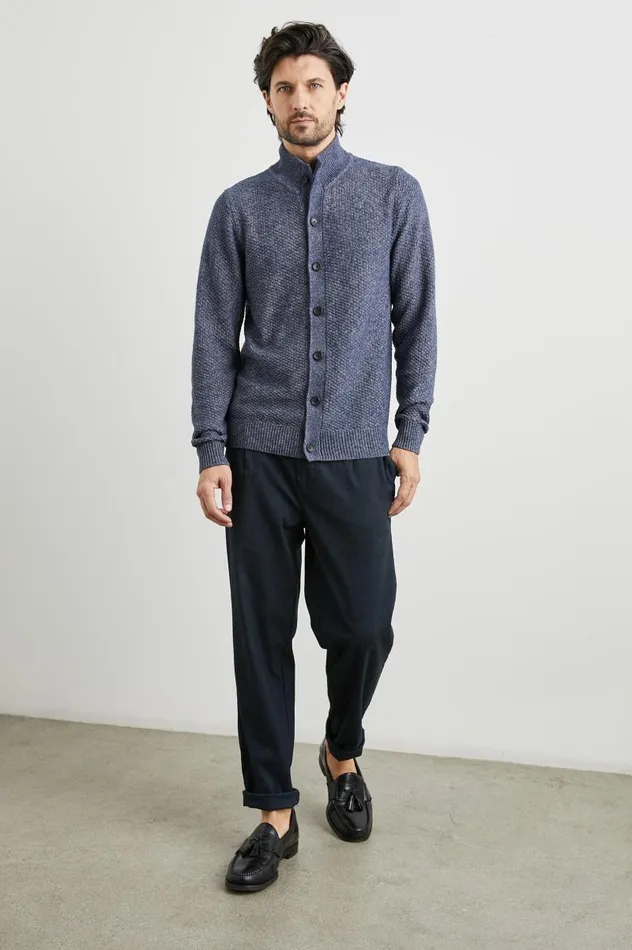 Rails Sweaters Men PARK CARDIGAN Peacoat
