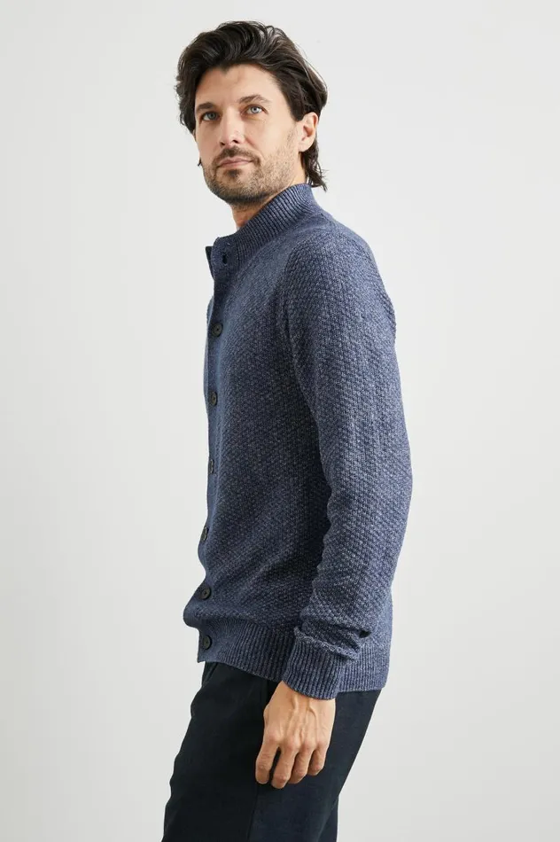 Rails Sweaters Men PARK CARDIGAN Peacoat