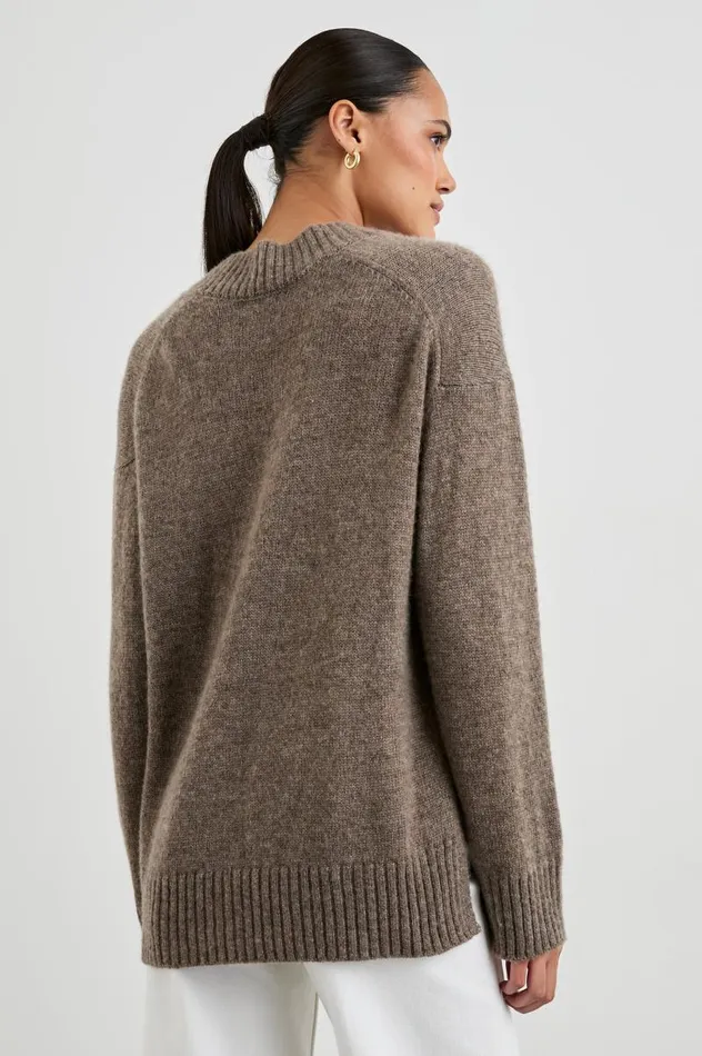 Rails Sweaters Women GISELLA SWEATER Hazelnut
