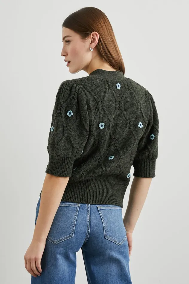Rails Sweaters Women ISLA CARDIGAN Forest Daisies
