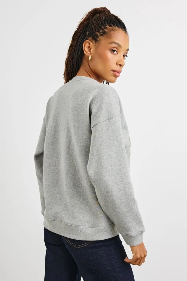 Rails Sweaters Women THE VARSITY SWEATSHIRT London Glitter