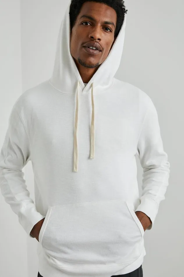Rails Sweatshirts and Hoodies Men MAMMOTH HOODIE Whitecap