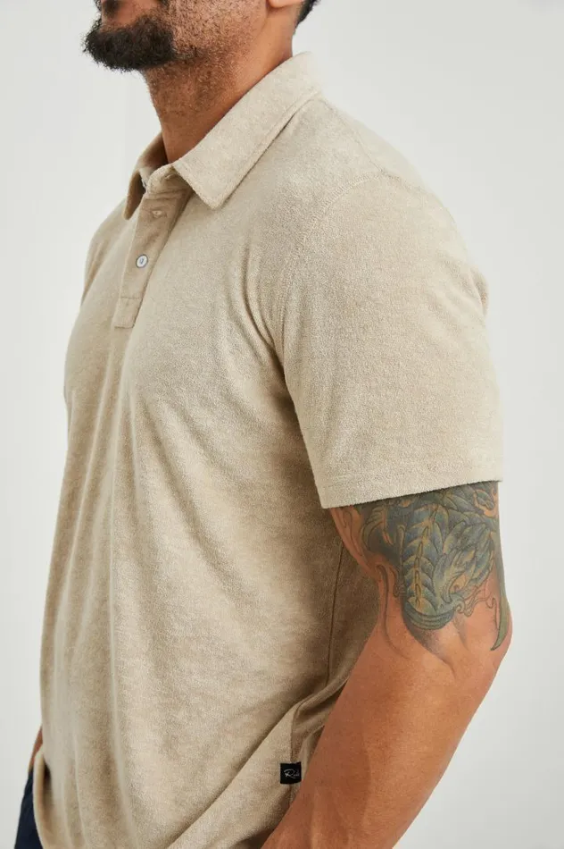 Rails TShirts and Thermals Men RHEN POLO SHIRT Chickpea