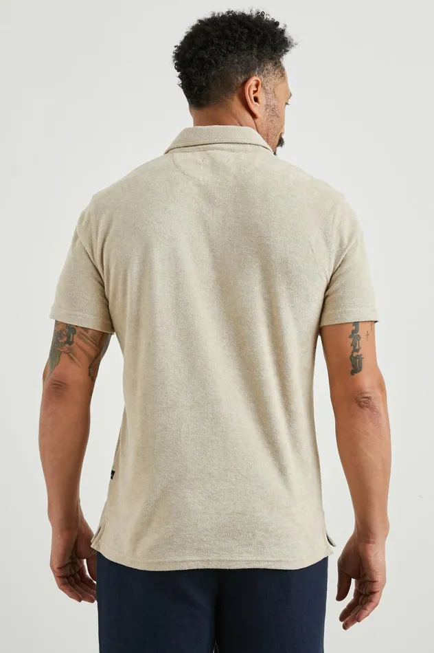 Rails TShirts and Thermals Men RHEN POLO SHIRT Chickpea
