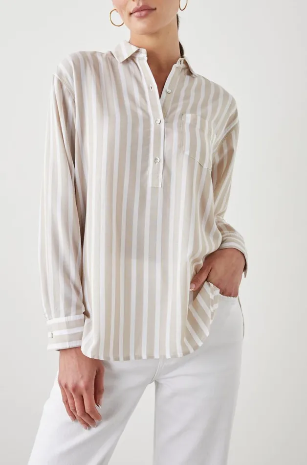 Rails Tops Women ELLE SHIRT Natural Stripe