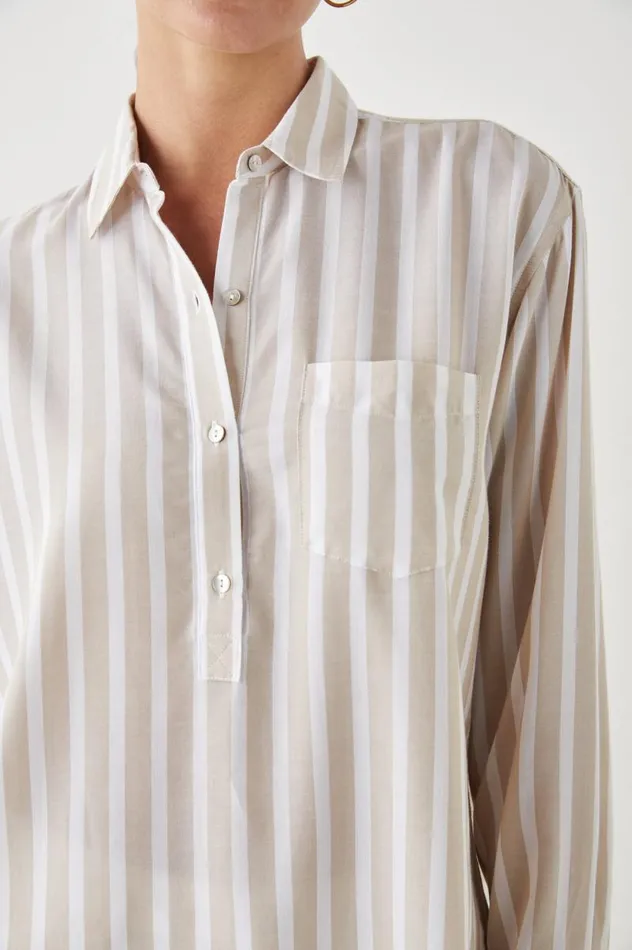 Rails Tops Women ELLE SHIRT Natural Stripe