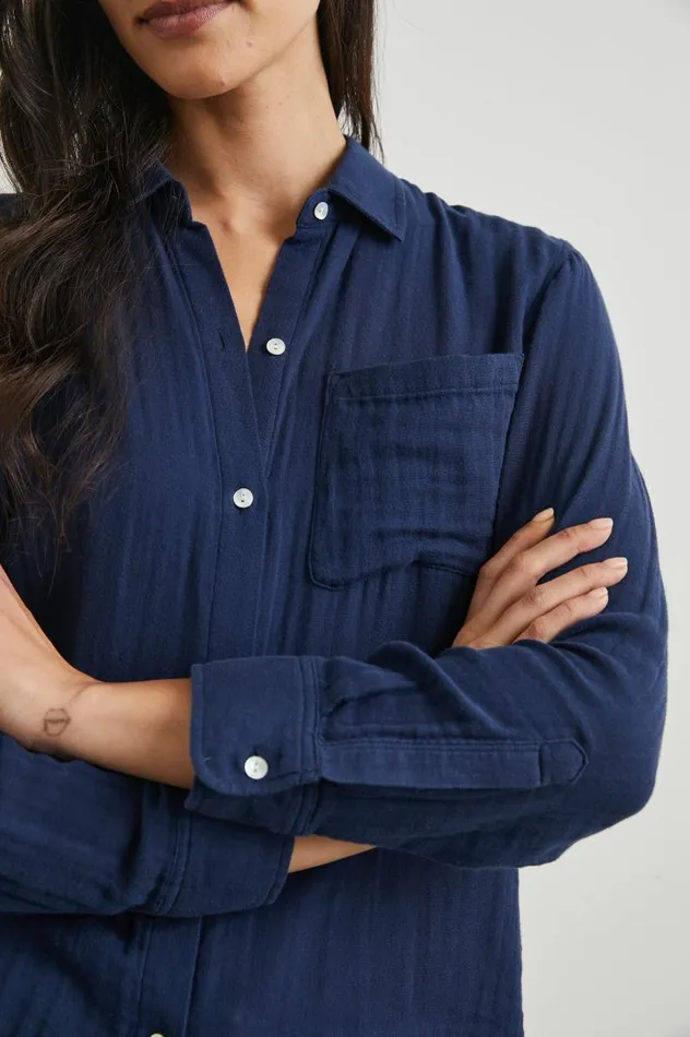 Rails Tops Women ELLIS SHIRT Indigo
