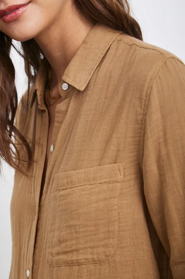 Rails Tops Women ELLIS SHIRT Toasted Coconut