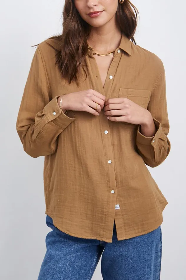 Rails Tops Women ELLIS SHIRT Toasted Coconut