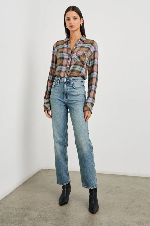 Rails Tops Women HUNTER SHIRT Dusty Lilac Multi
